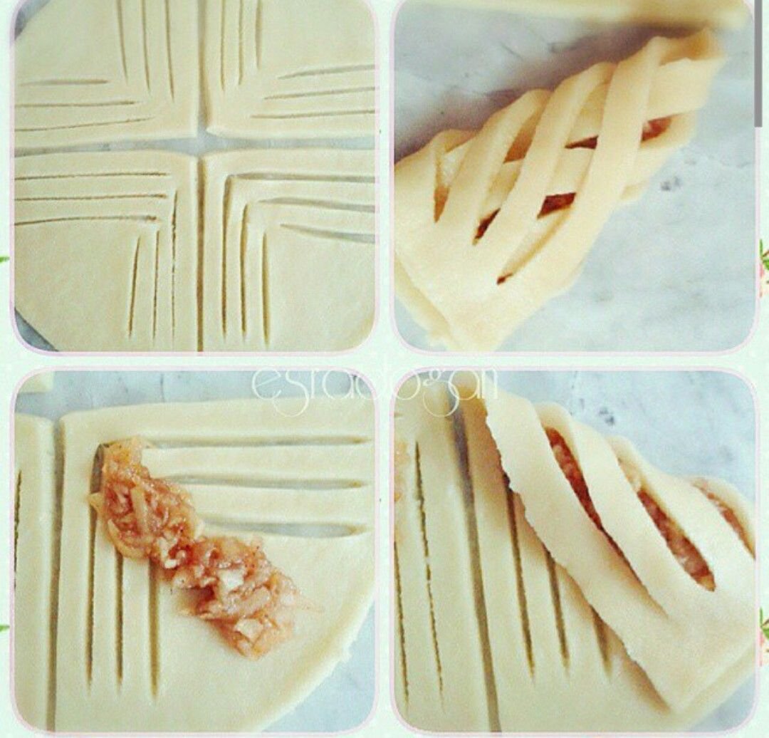 Красивые слойки с начинкой
