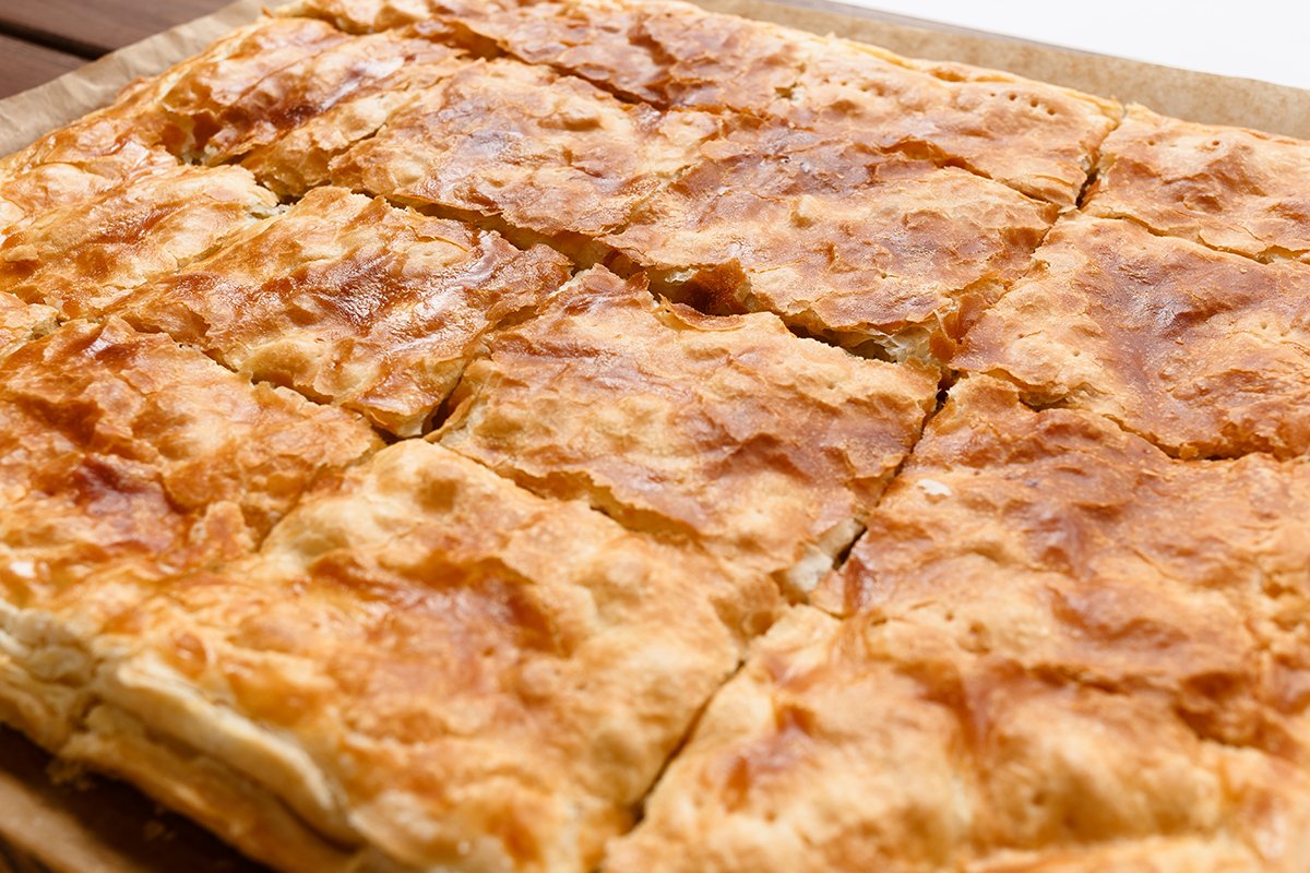 Слоеное чуду с мясом