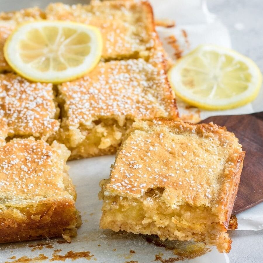 Лимонный пирог с крошкой
