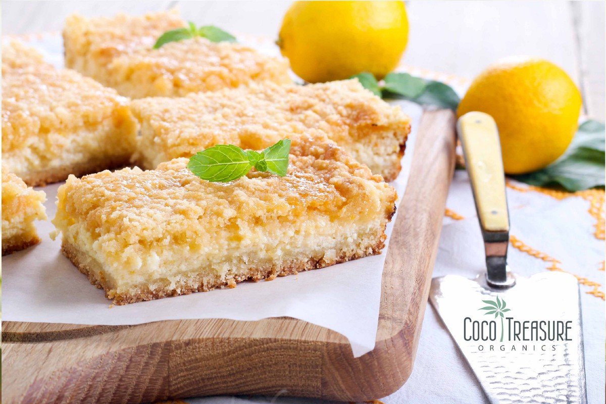 Пирог с творогом и лимоном