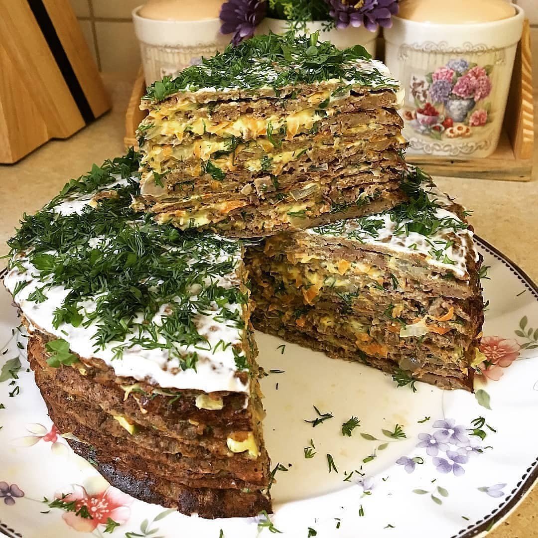 Юлия Высоцкая печеночный торт