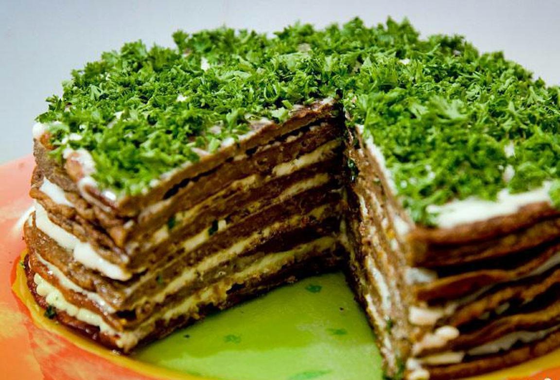 Юлия Высоцкая печеночный торт