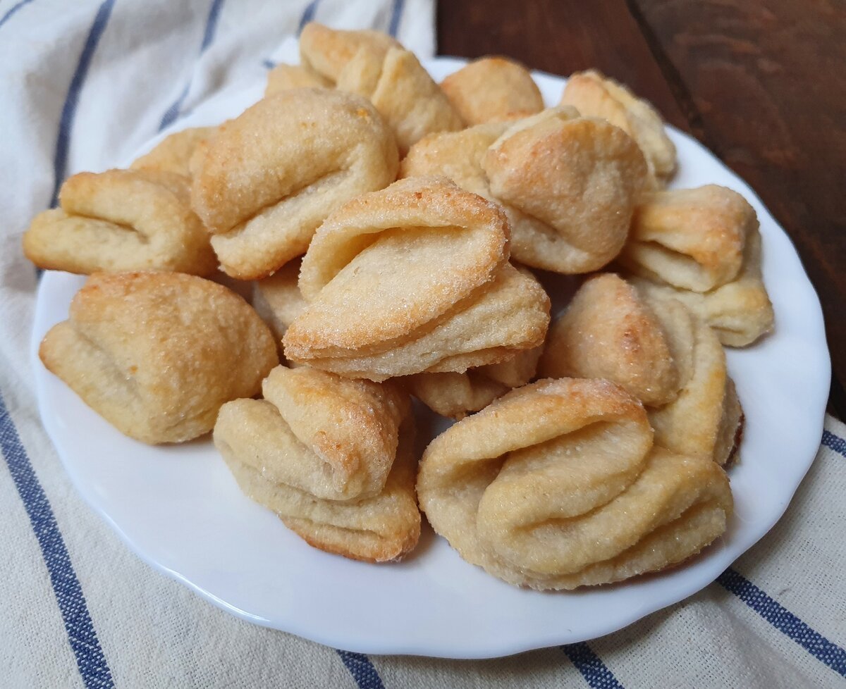 Быстрое творожное печенье
