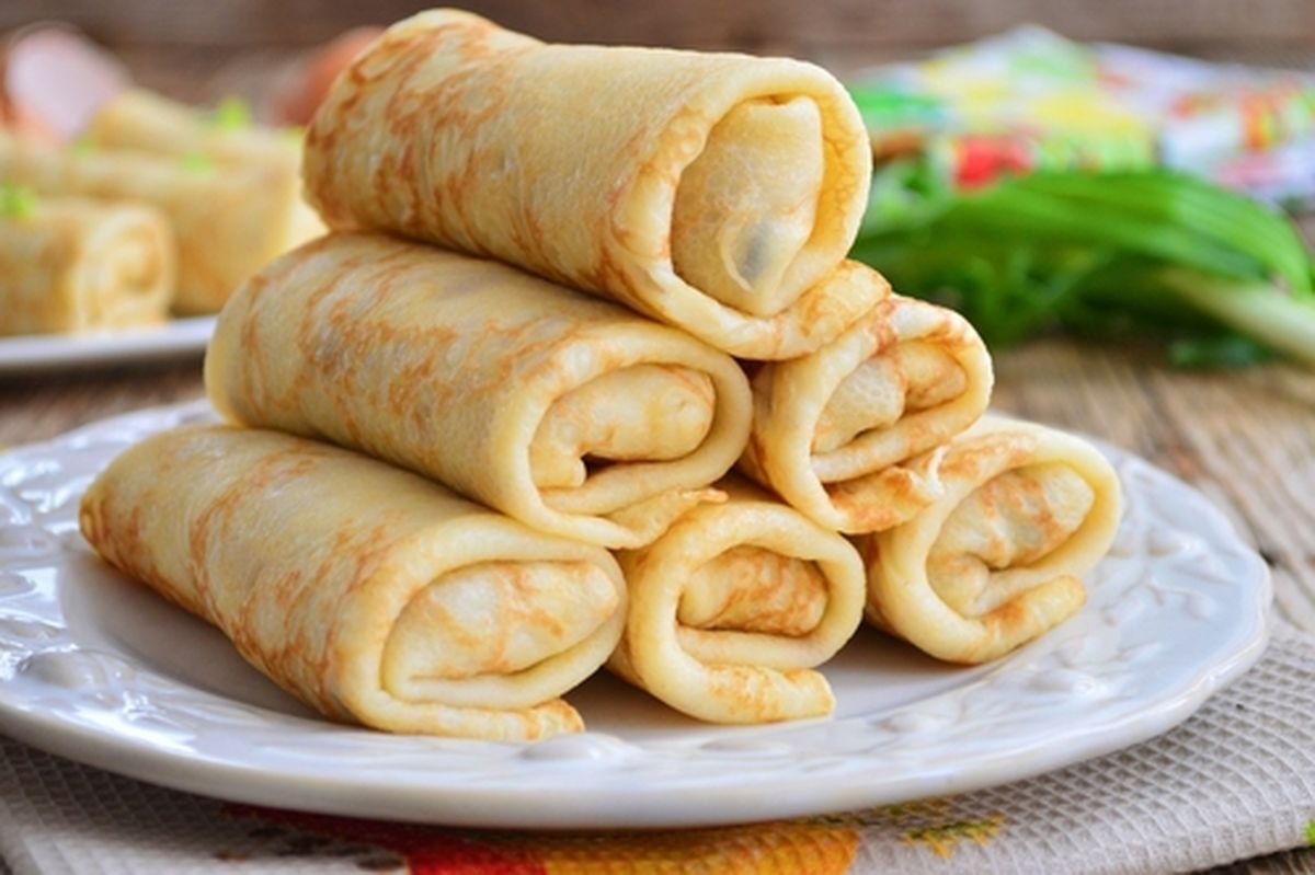Блинчики с мясом
