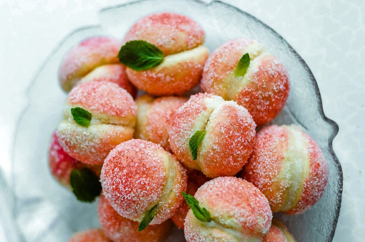 Персиковые булочки