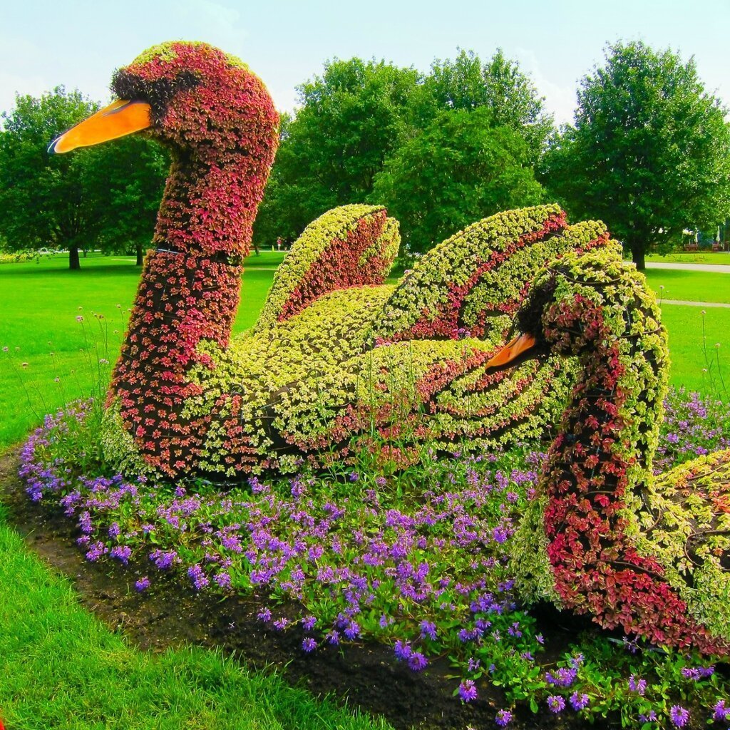 Топиарное искусство Диснейленд