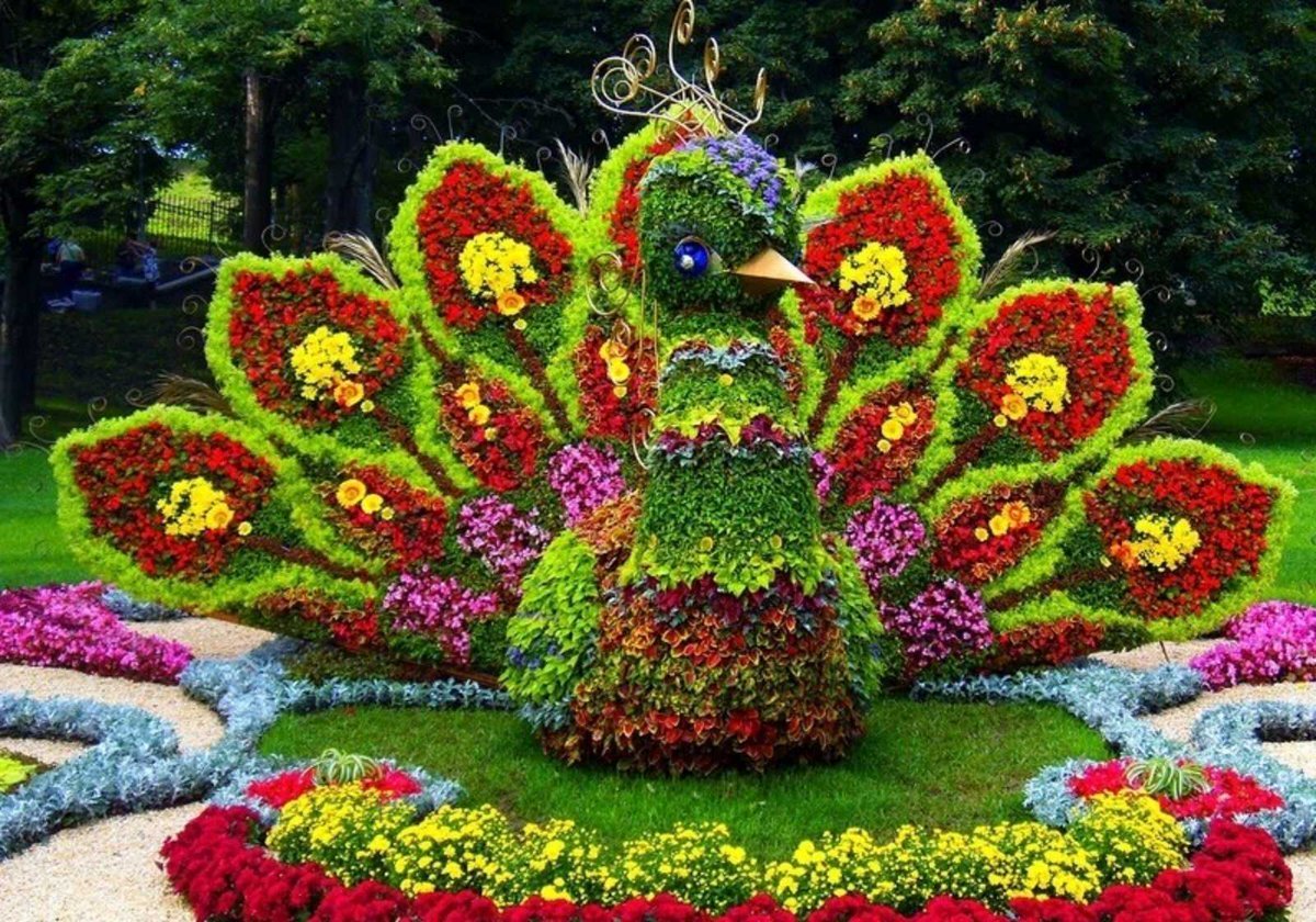 Топиарное искусство Диснейленд