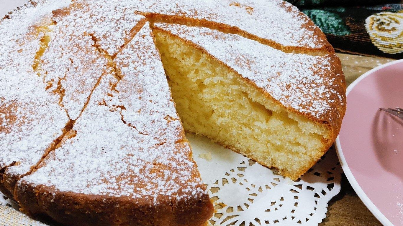Пирог сладкий на кефире в духовке рецепт