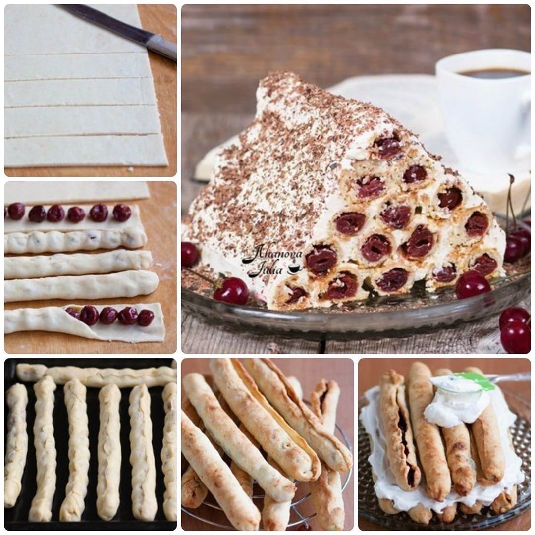 Торт Монастырская изба из савоярди по новому вкусно, просто, быстро