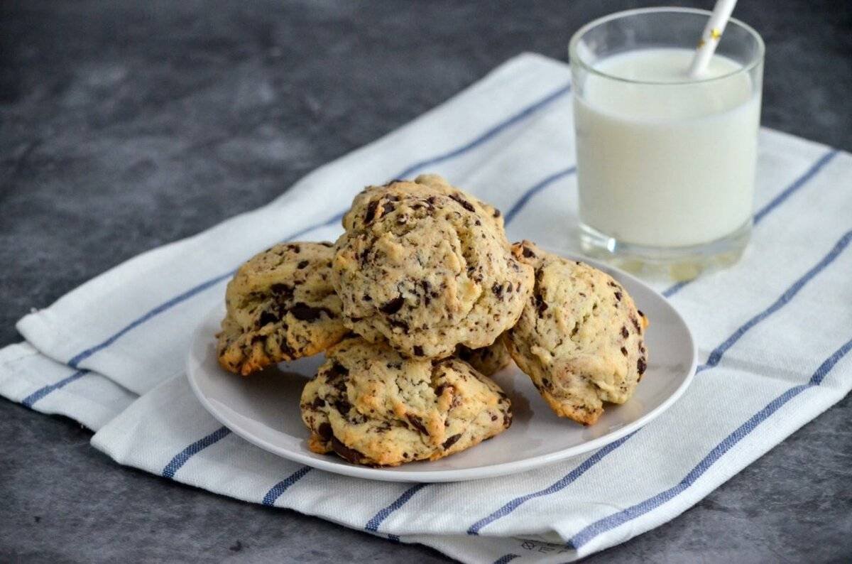 Печеньки с шоколадной крошкой