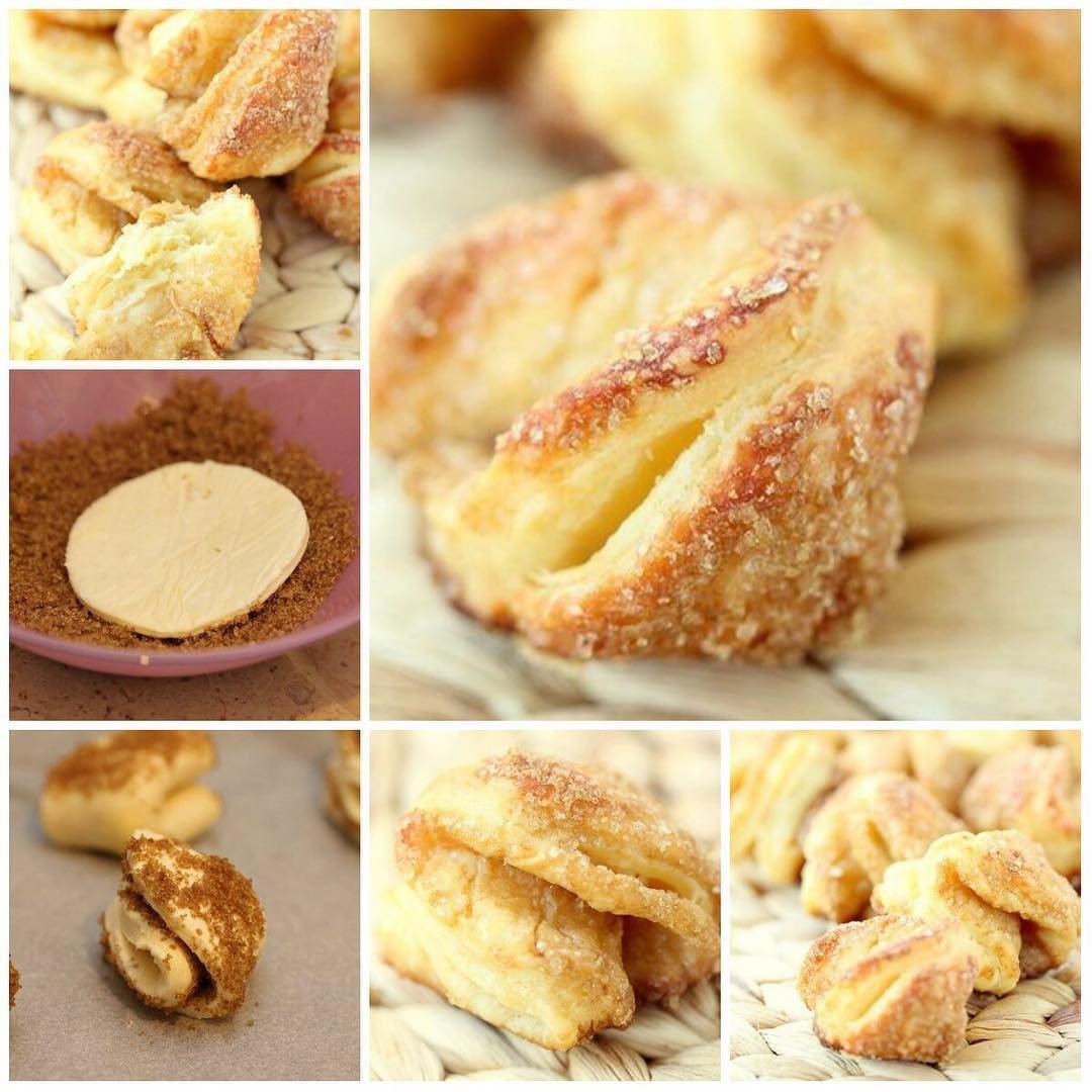 Творожное печенье ракушки гусиные лапки