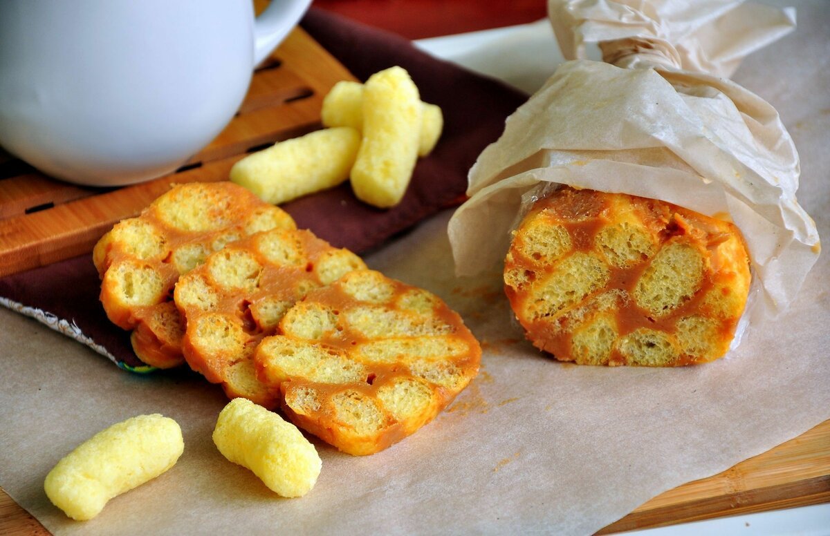 Десерт с кукурузными палочками