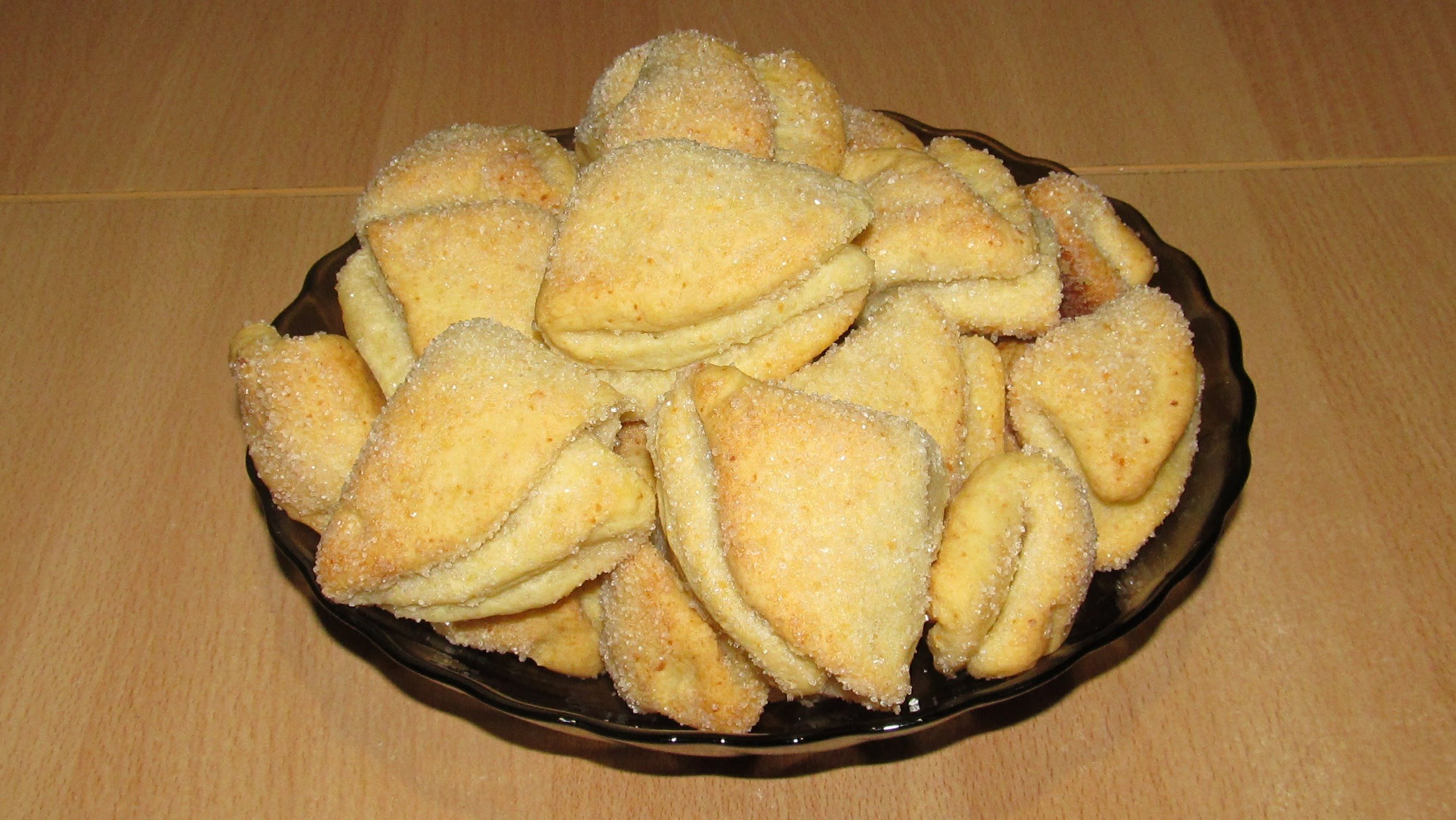 Печенье домашнее из творога треугольники