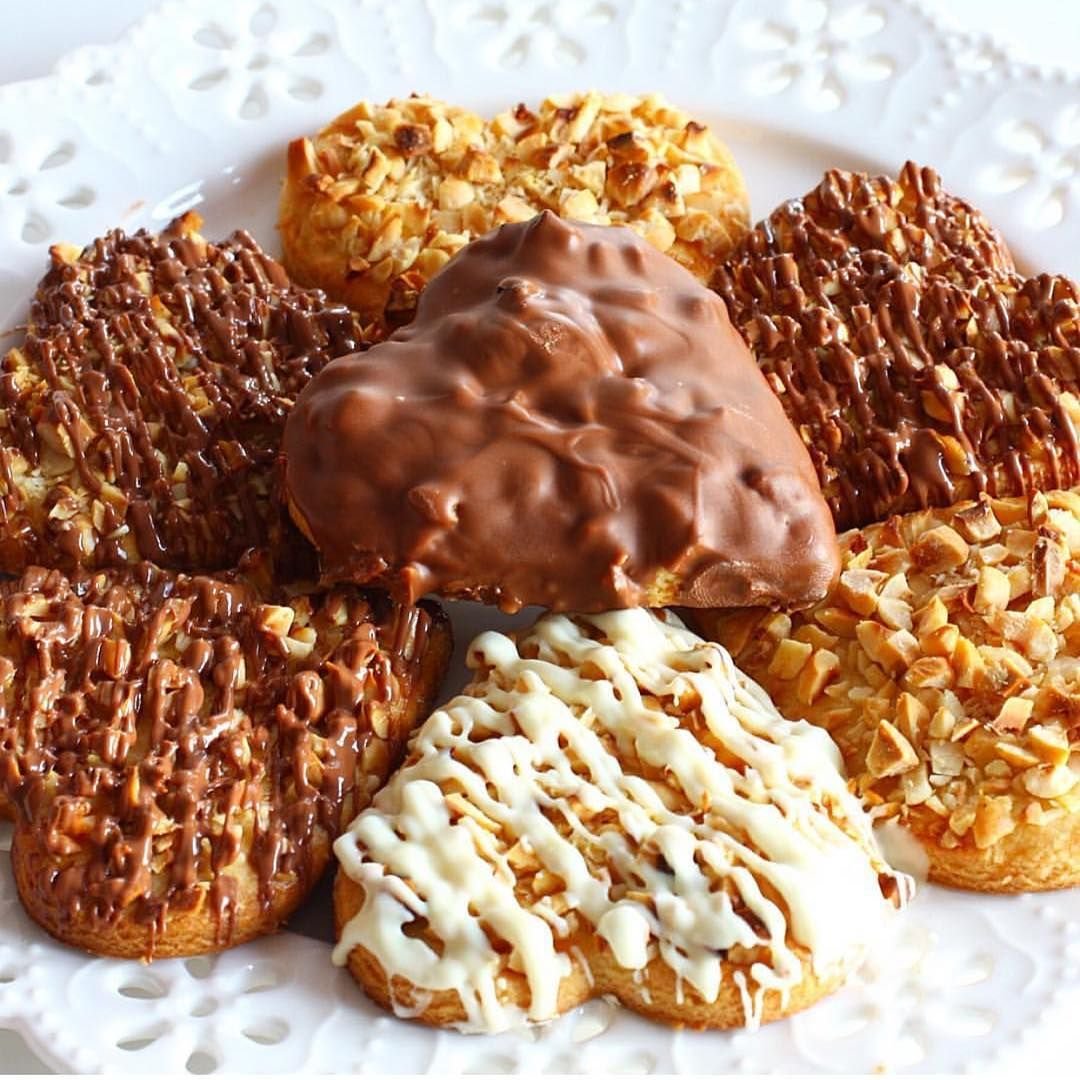 Выпечка красивого печенья