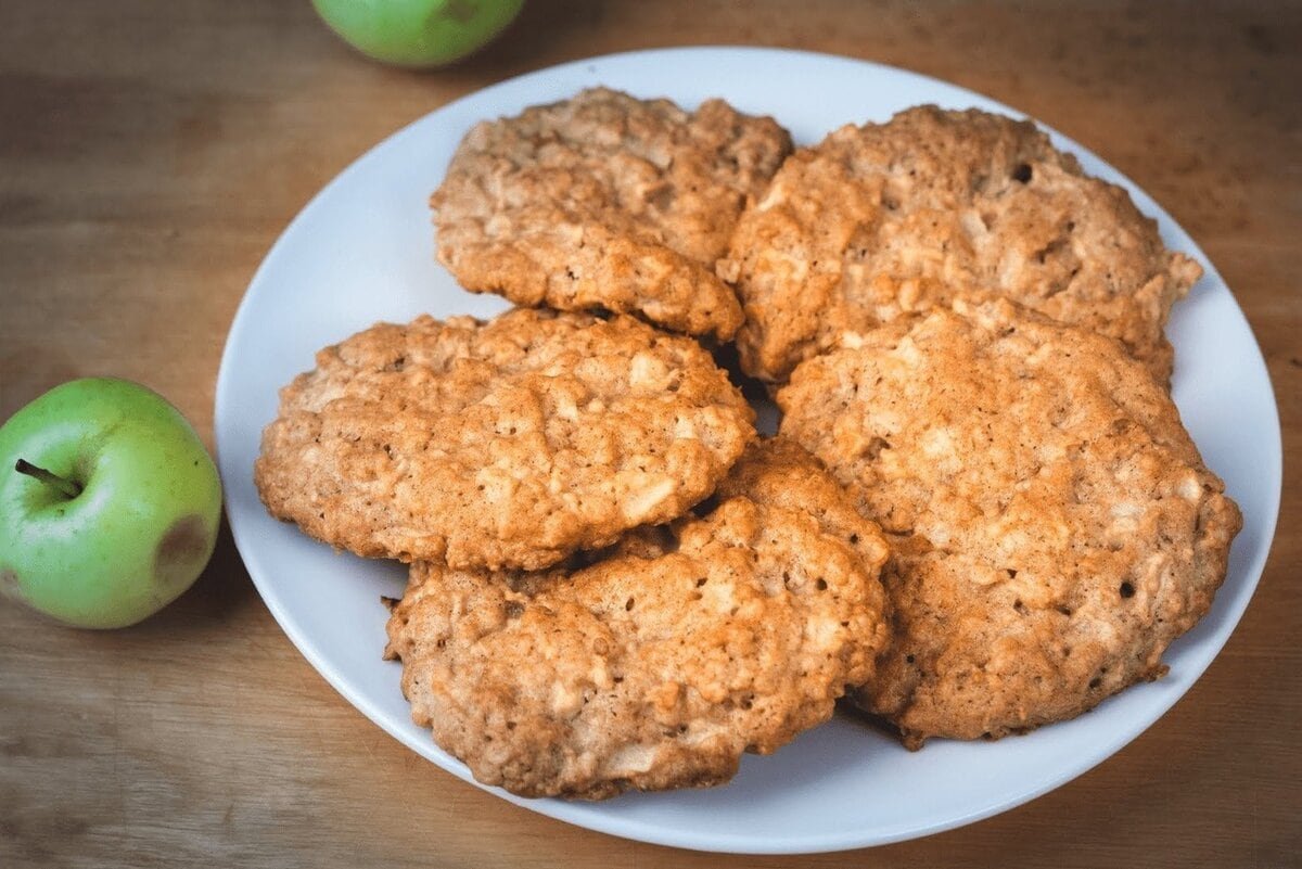 Овсяное печенье сяблокои