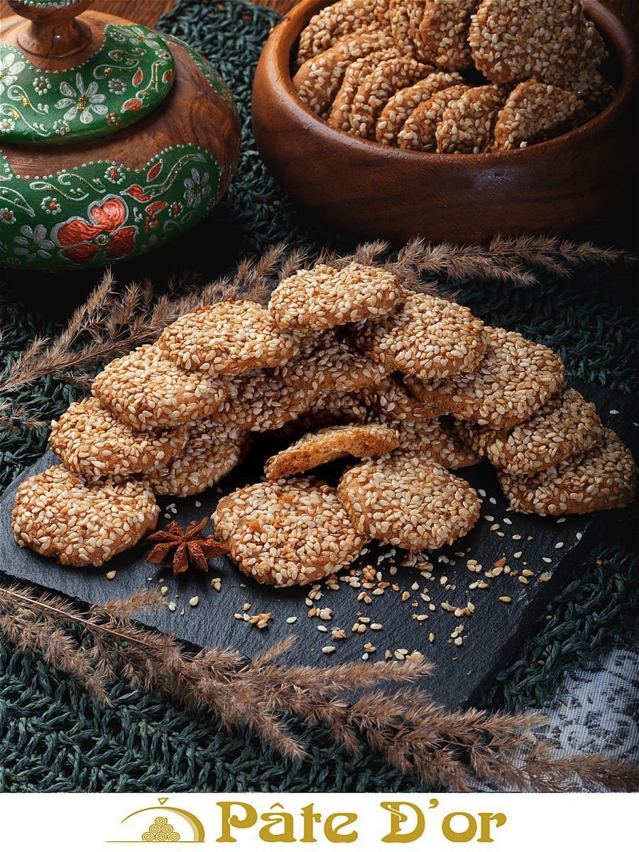 Печенье сезам с кунжутом