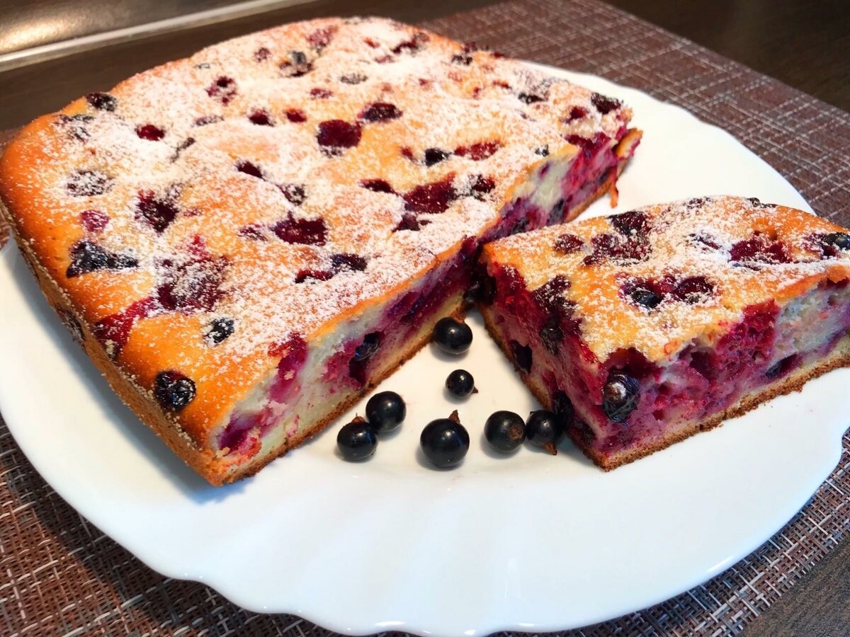 Пирог вкусный без яиц