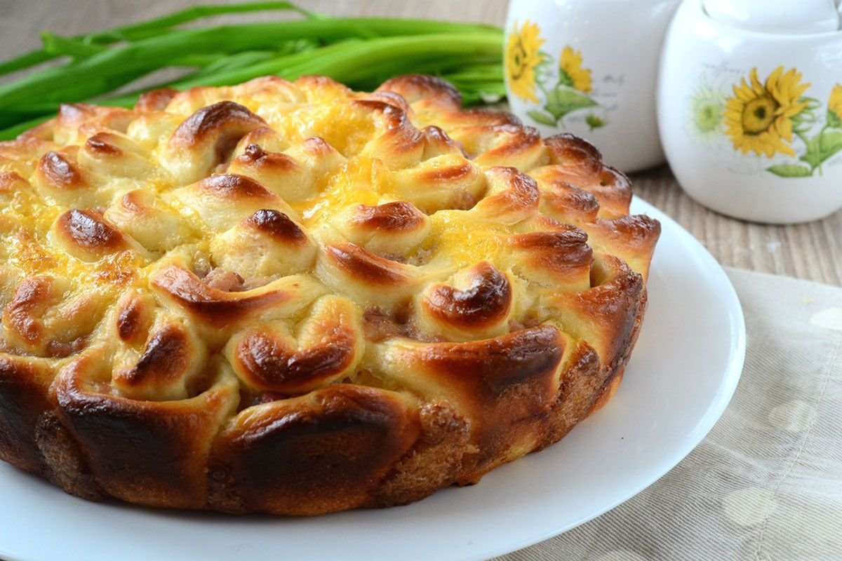 Шарлотка с яблоками