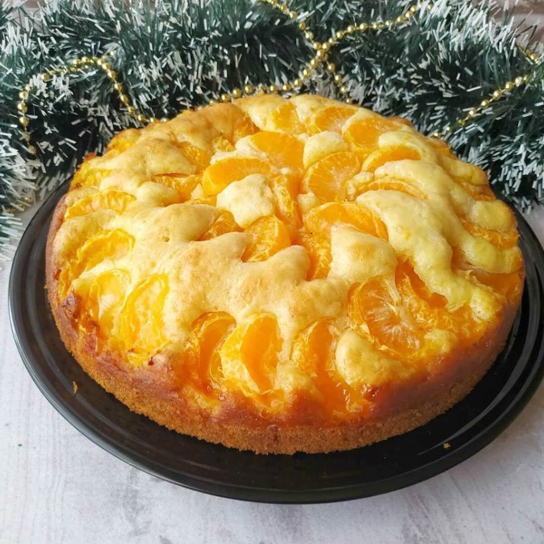 Чизкейк с мандаринами