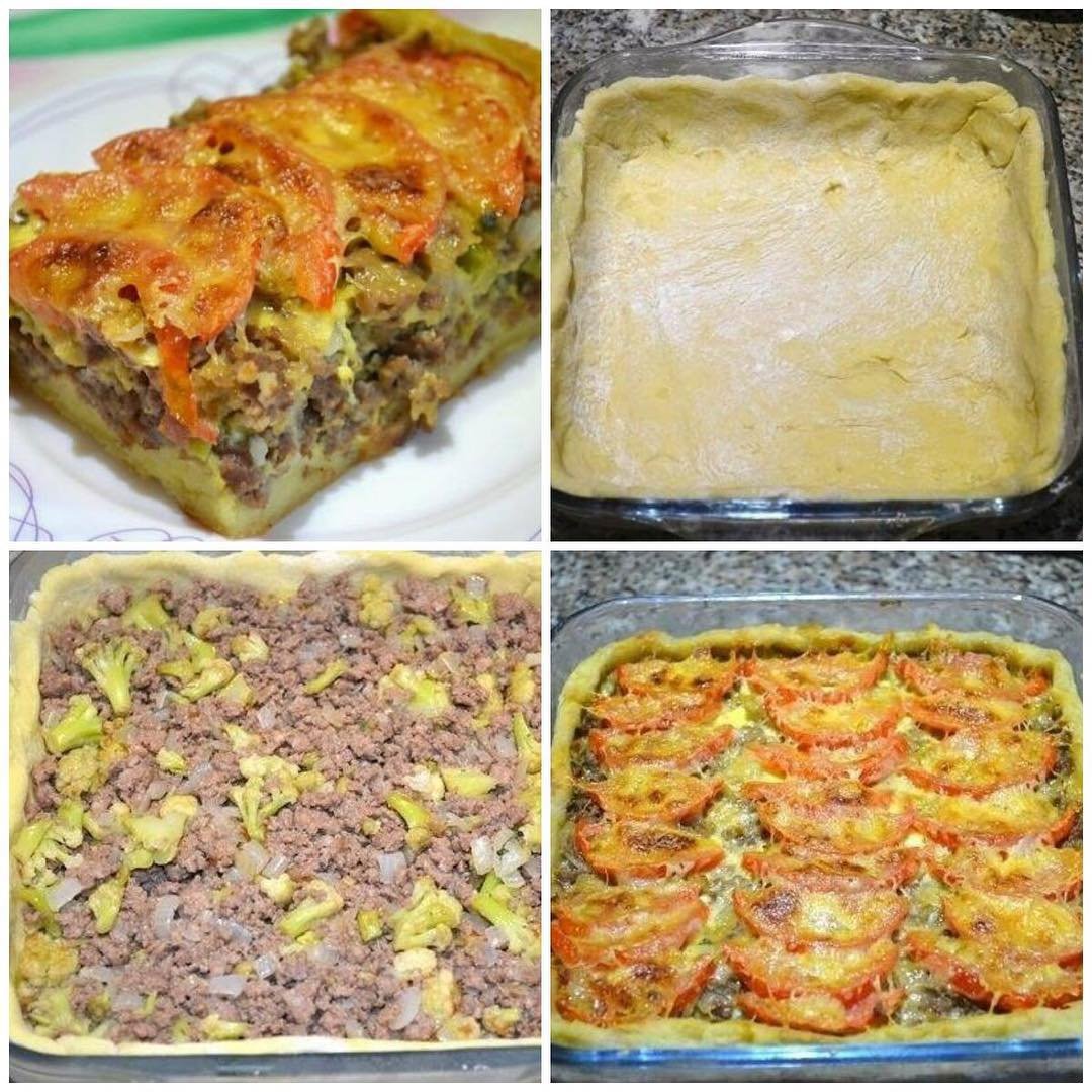 Заливной пирог с рыбой