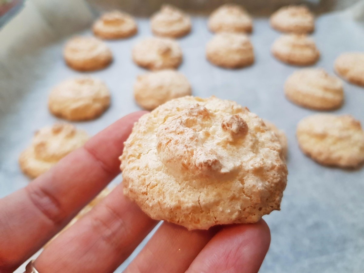 Печенье из стружки кокоса