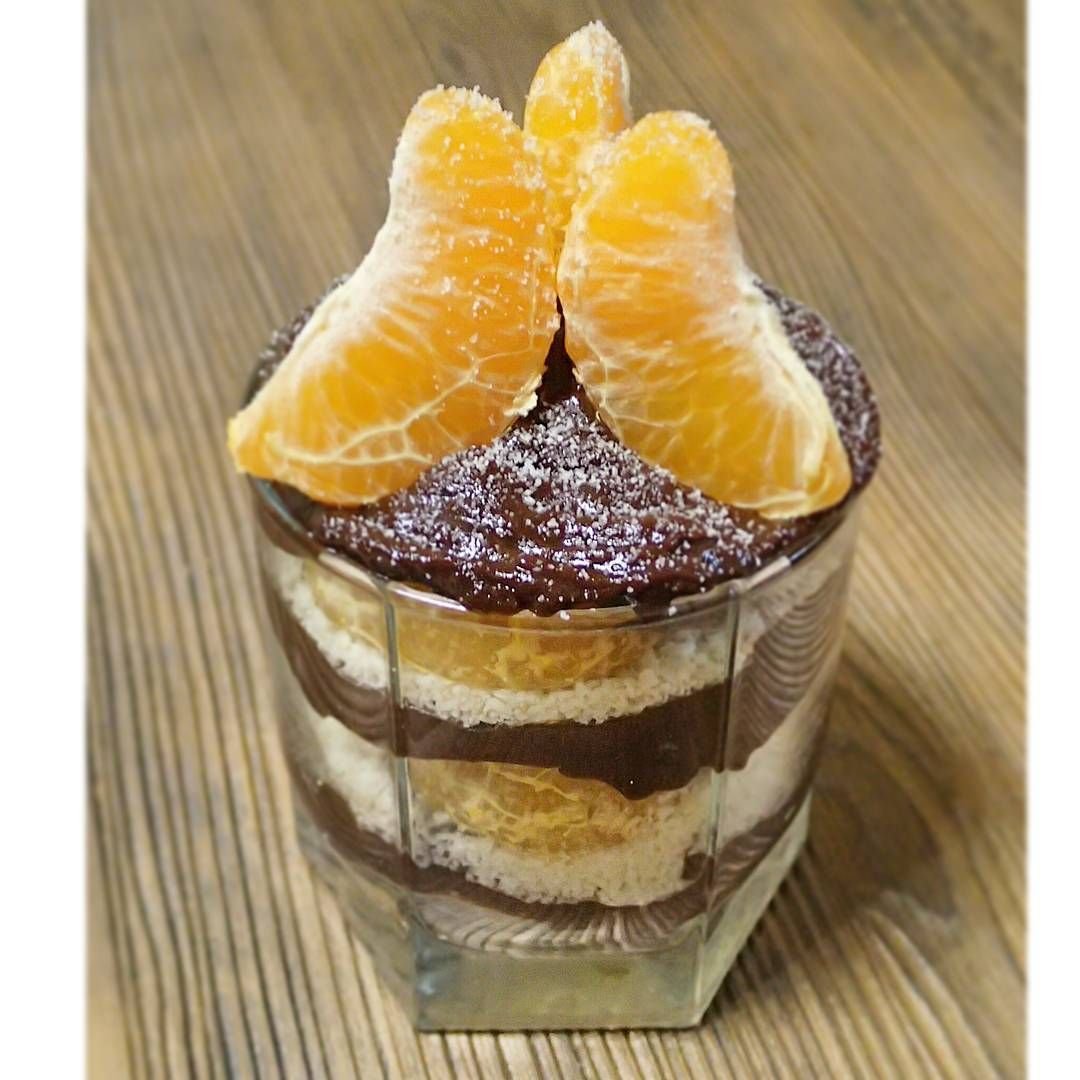 Десерт из мандаринов