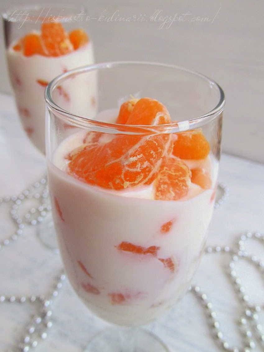 Мандариновое мороженое