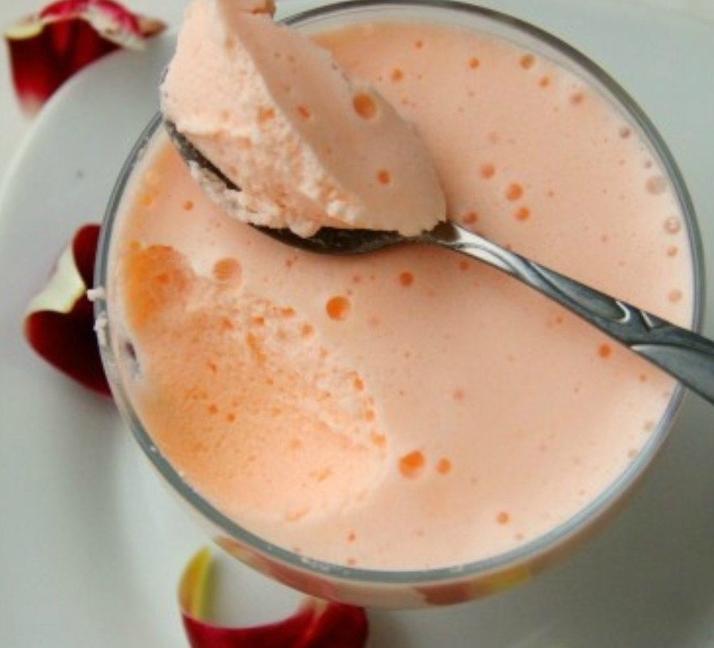 Десерт из сметаны и желатина