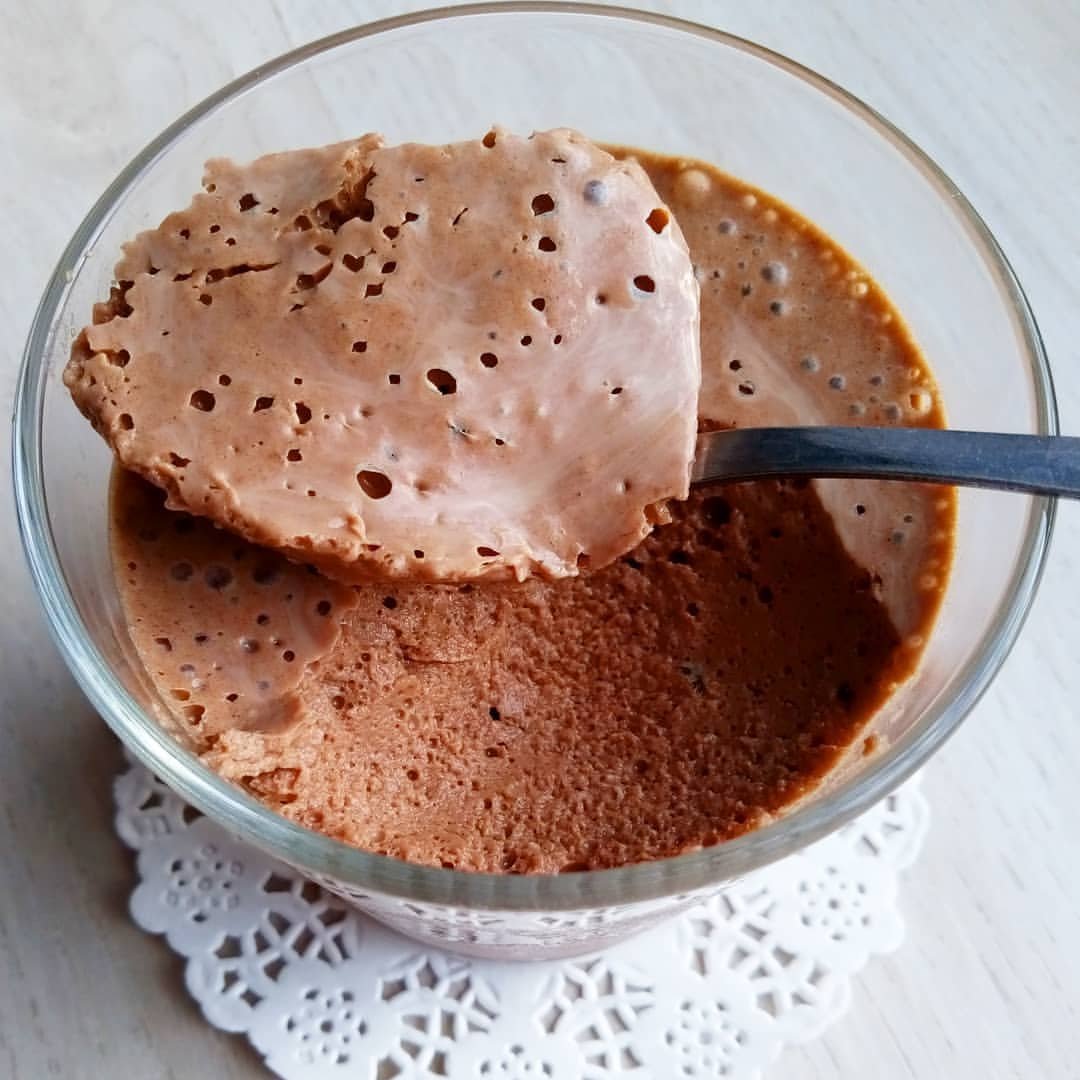 Творожное суфле с какао