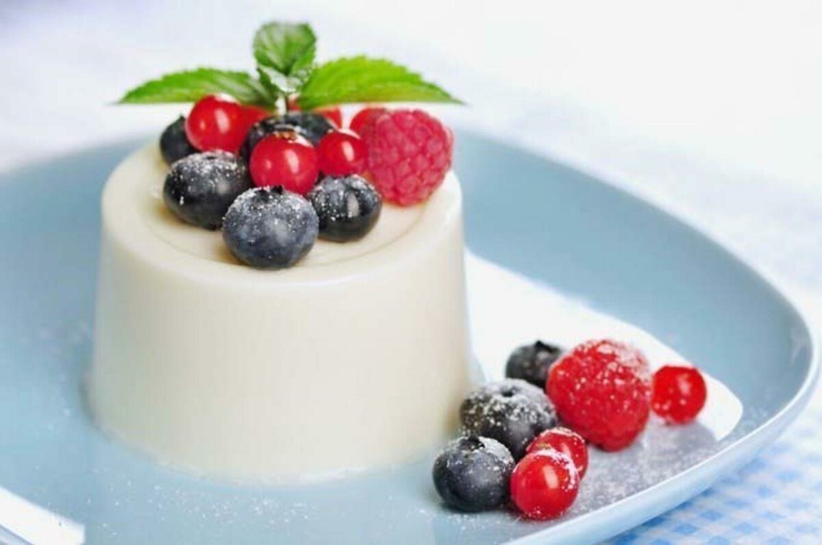 Бланманже миндальное