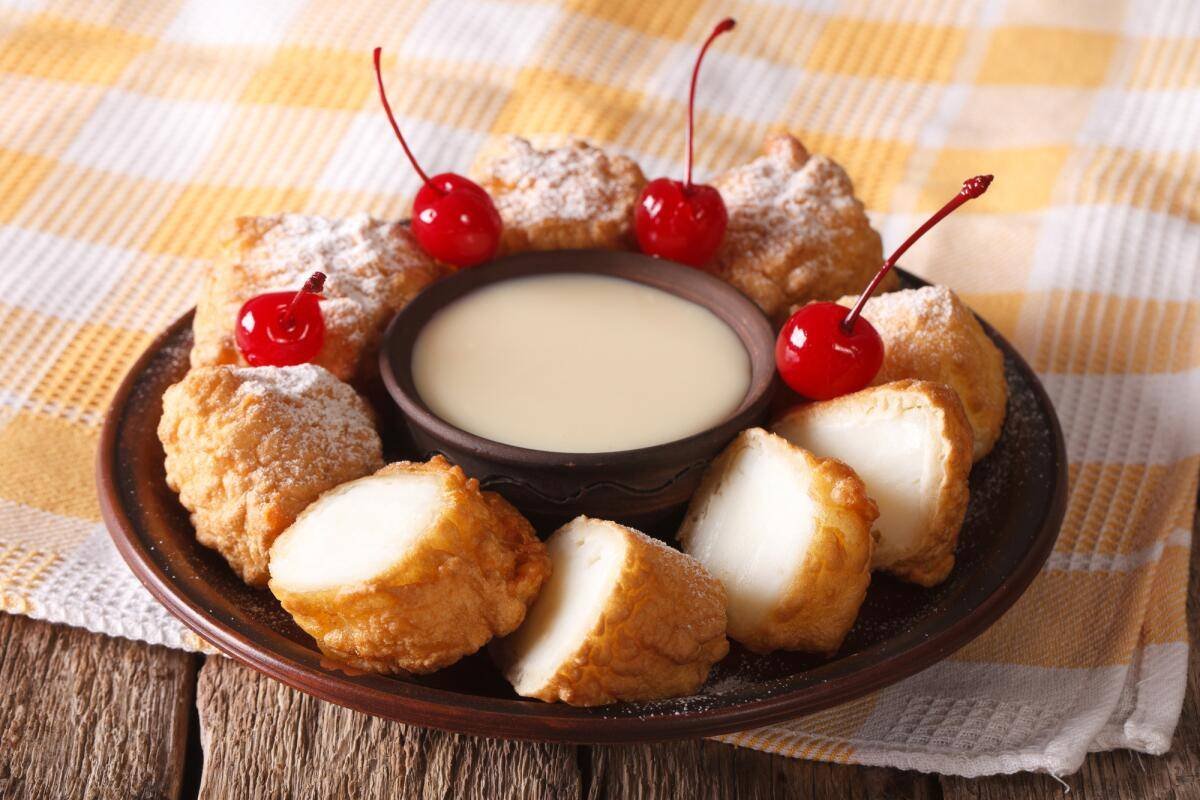 Жареное молоко десерт