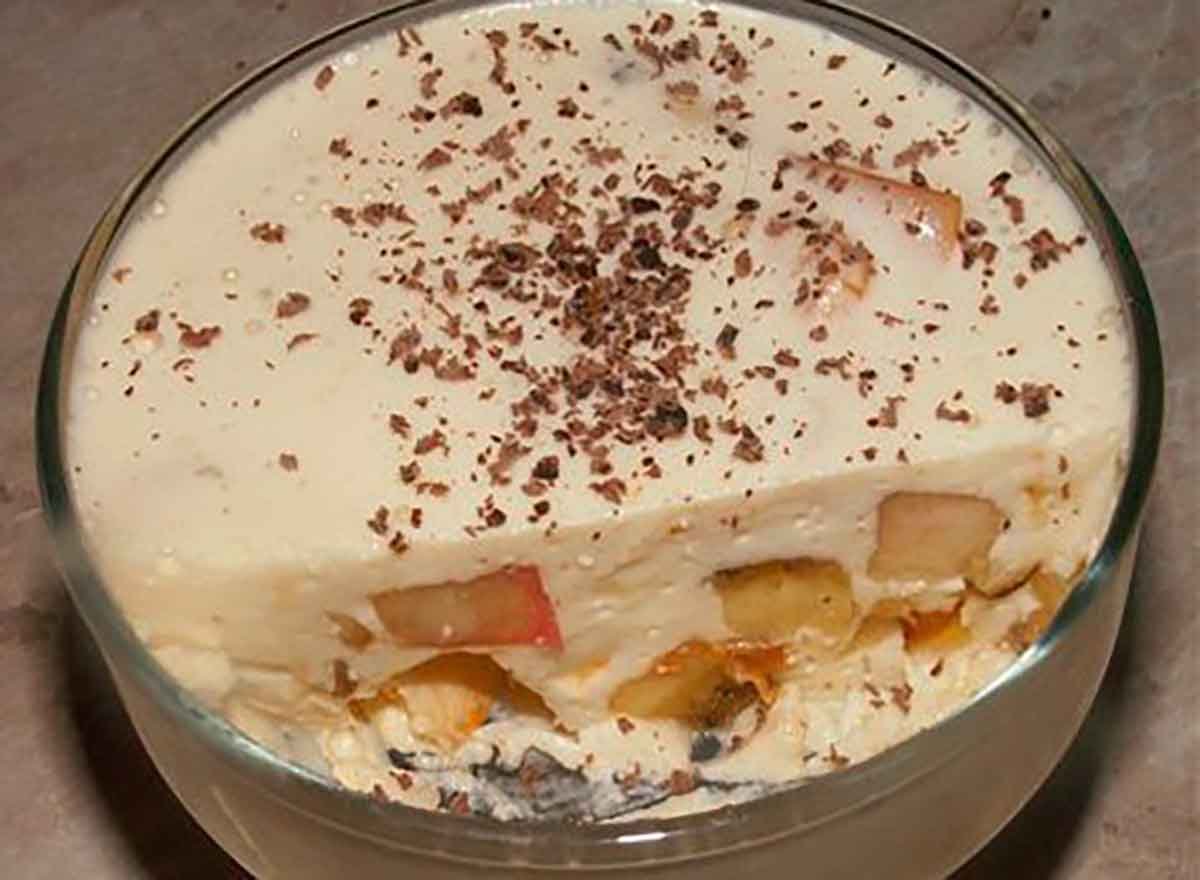 Жареное молоко десерт