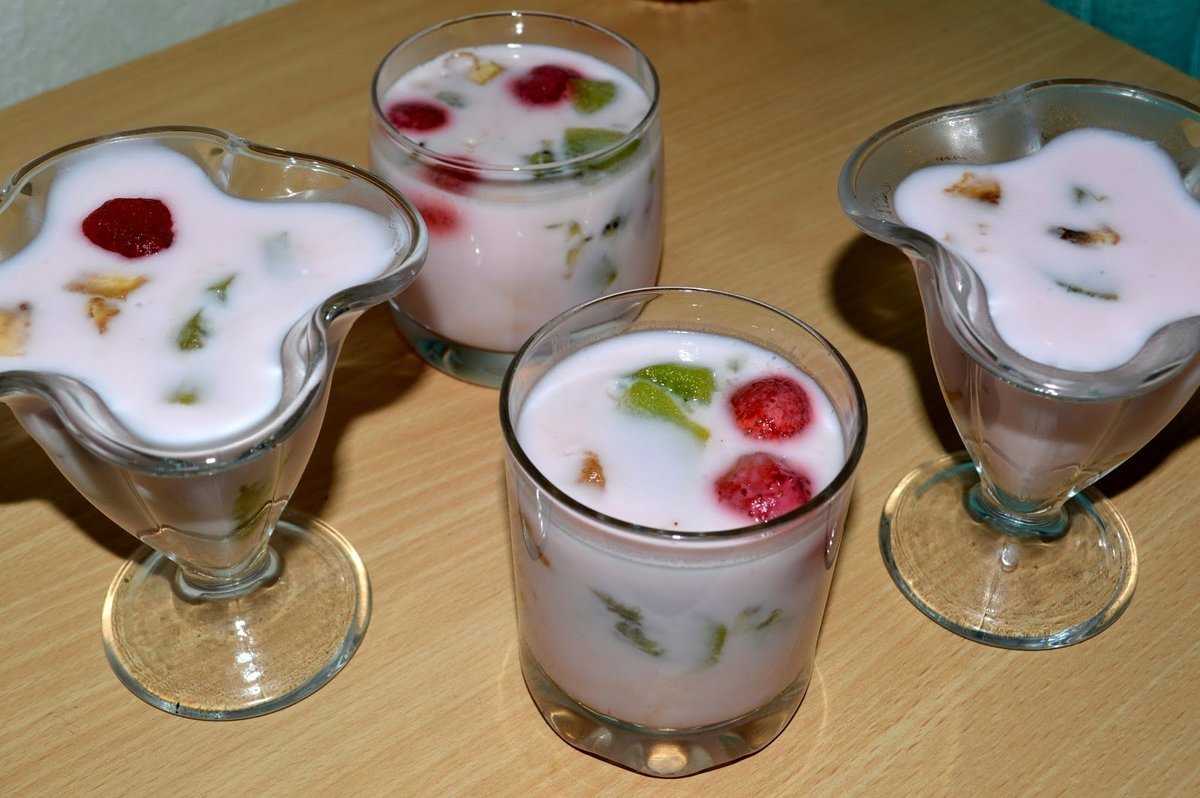 Десерт с желатином