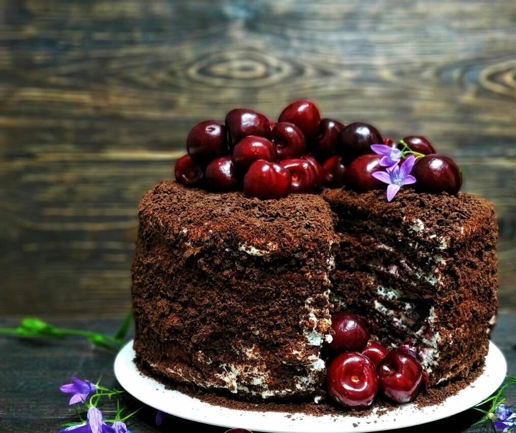 Пьяная вишня десерт