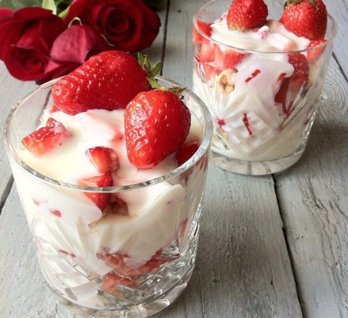 Трайфл с клубникой ПП