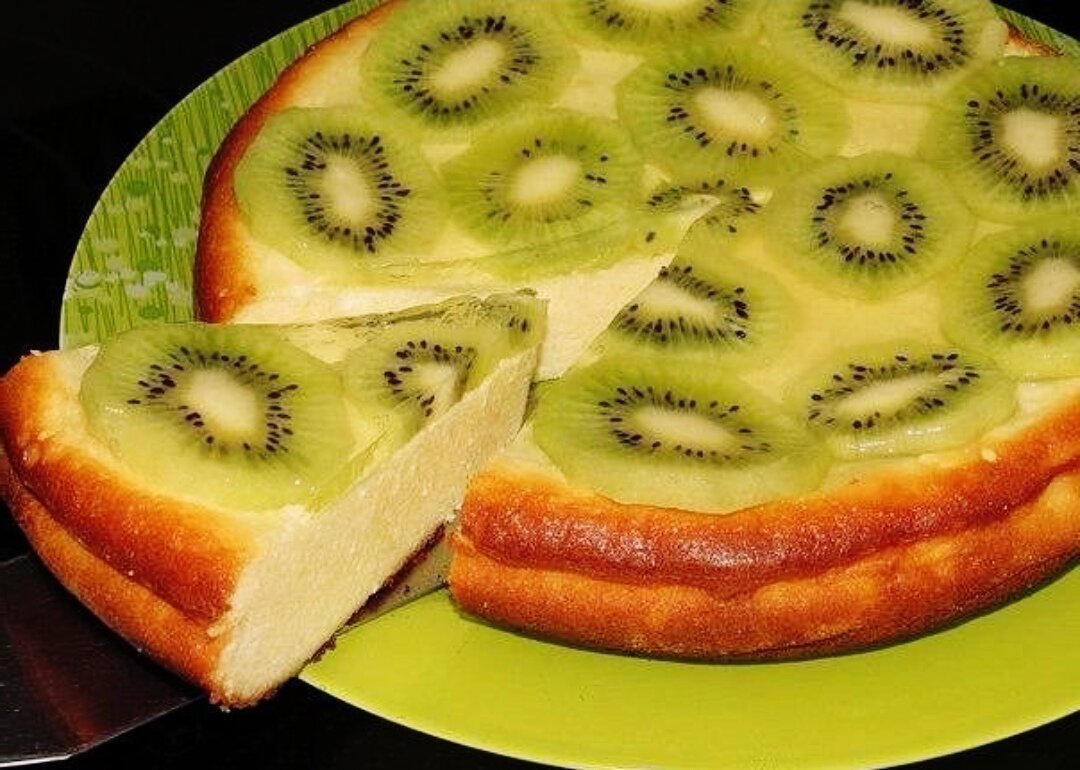 Торт киви желе