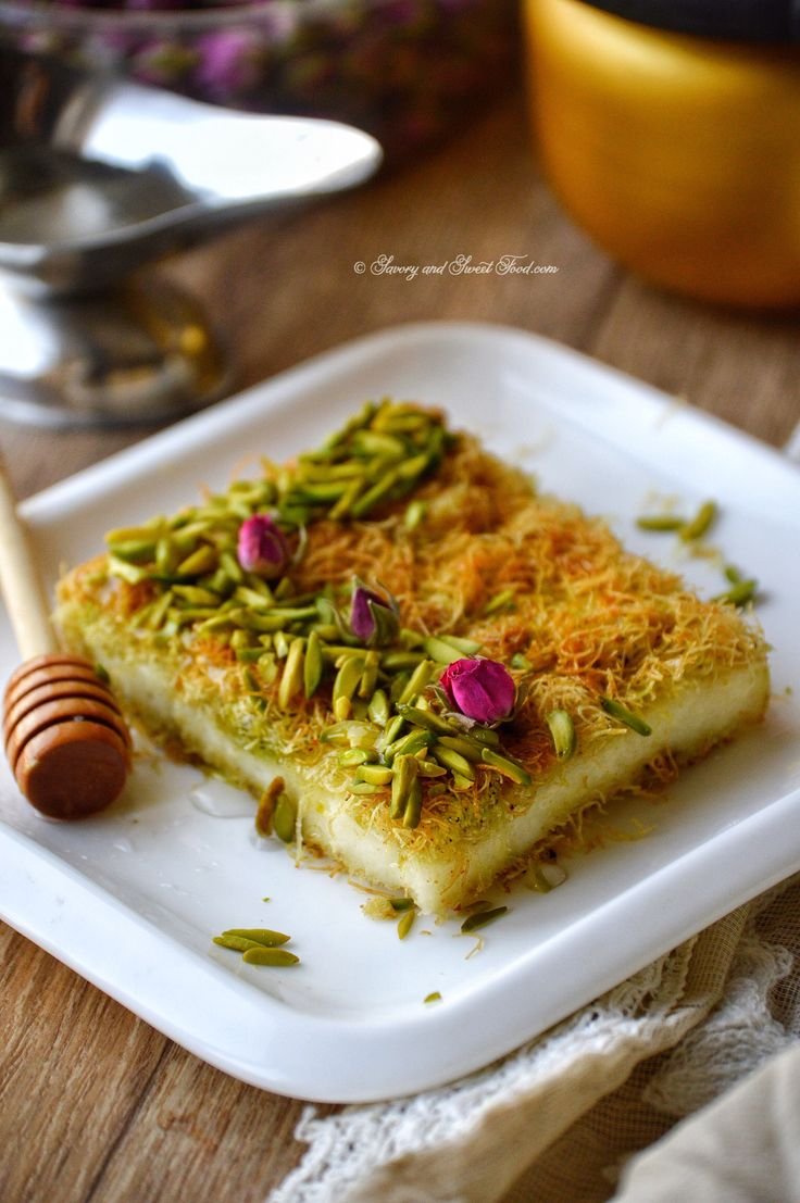 Konafa with Mango