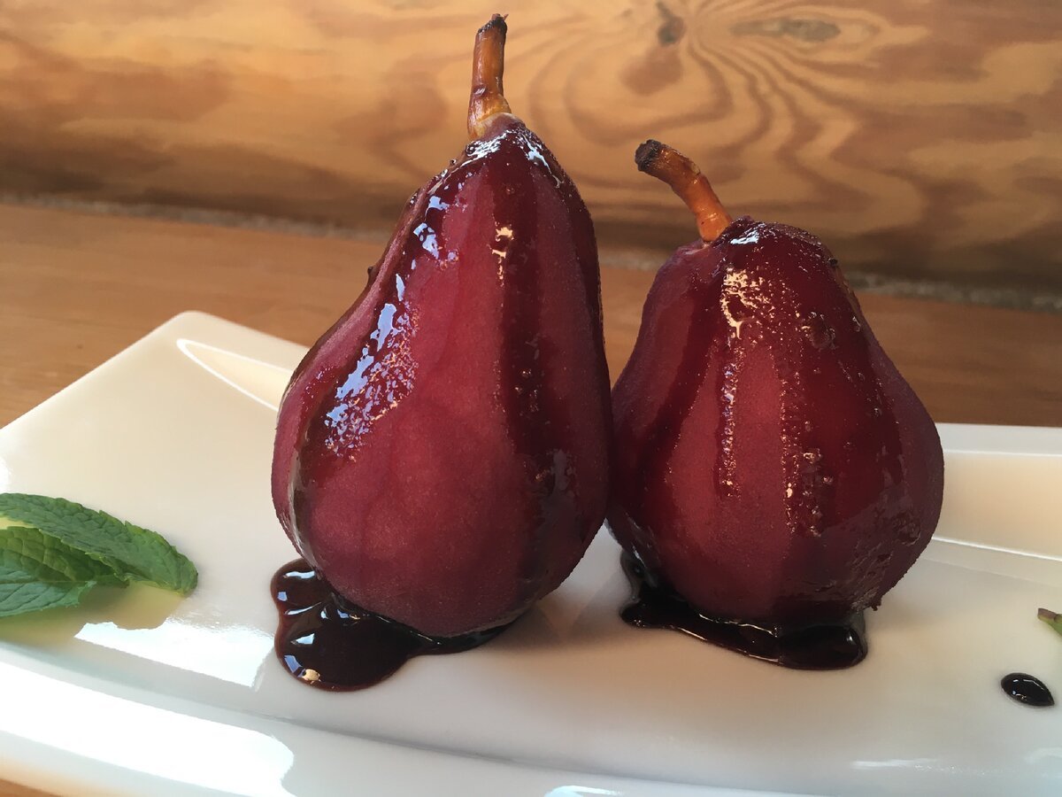 Пряная груша десерт