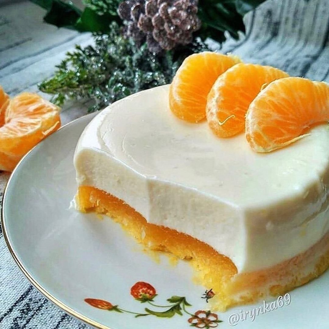 Пирог с мандаринами