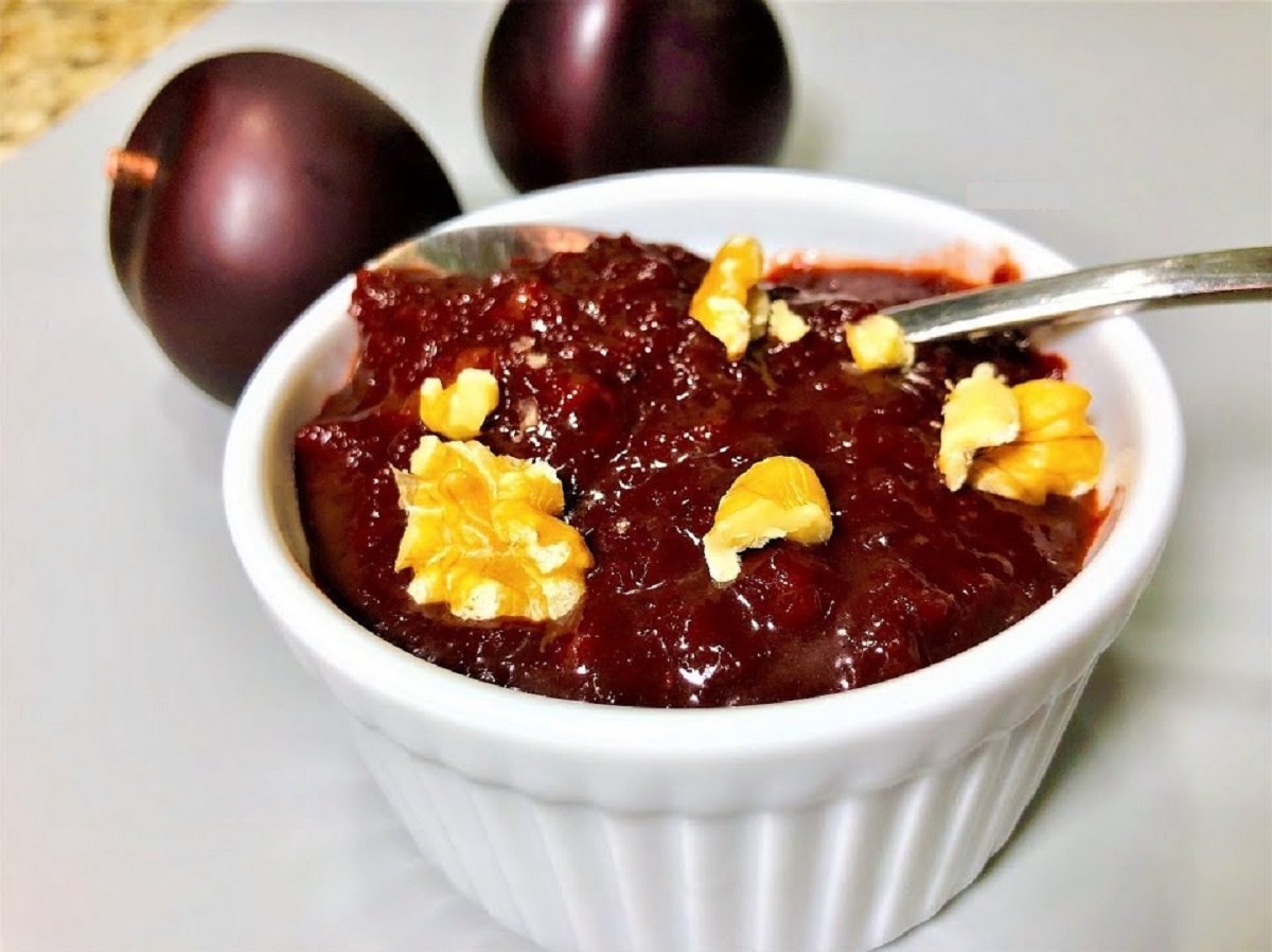 Варенье из сливы с неотделяющейся косточкой