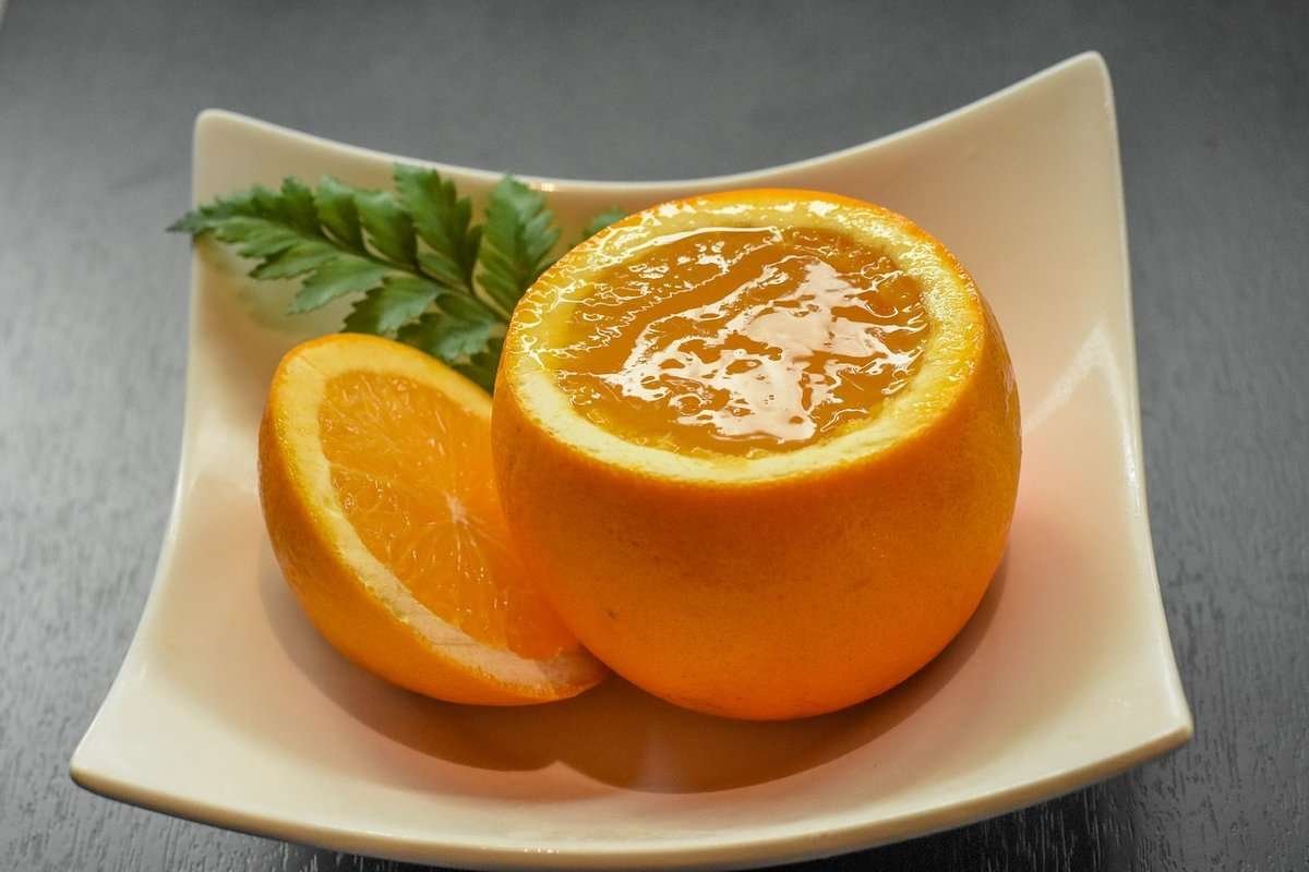 Желтый десерт