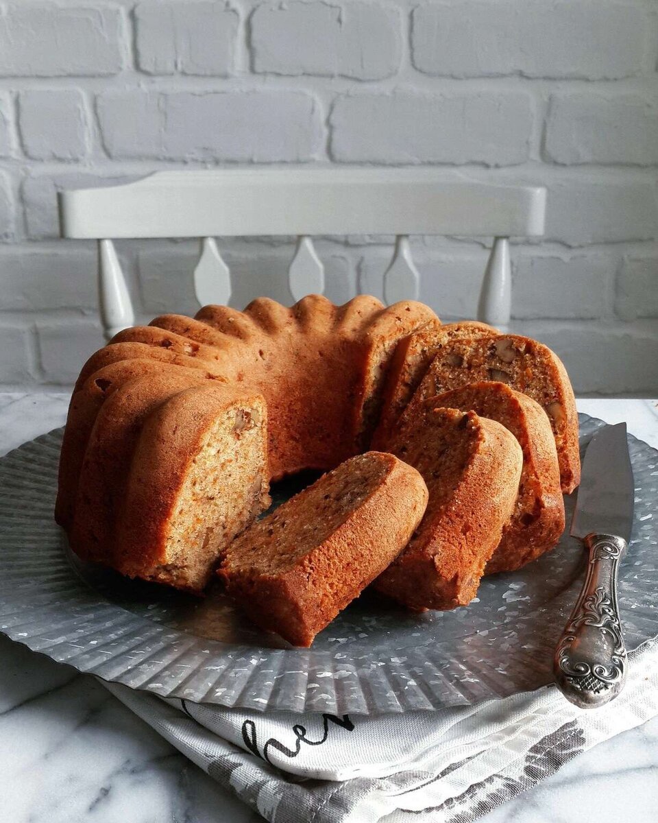 Морковный пирог, кекс