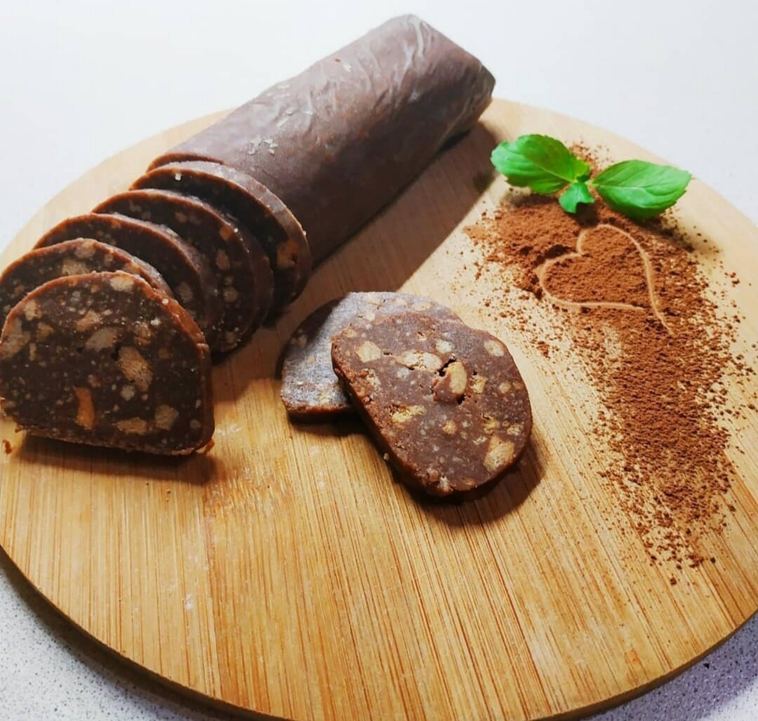 Шоколадная колбаска