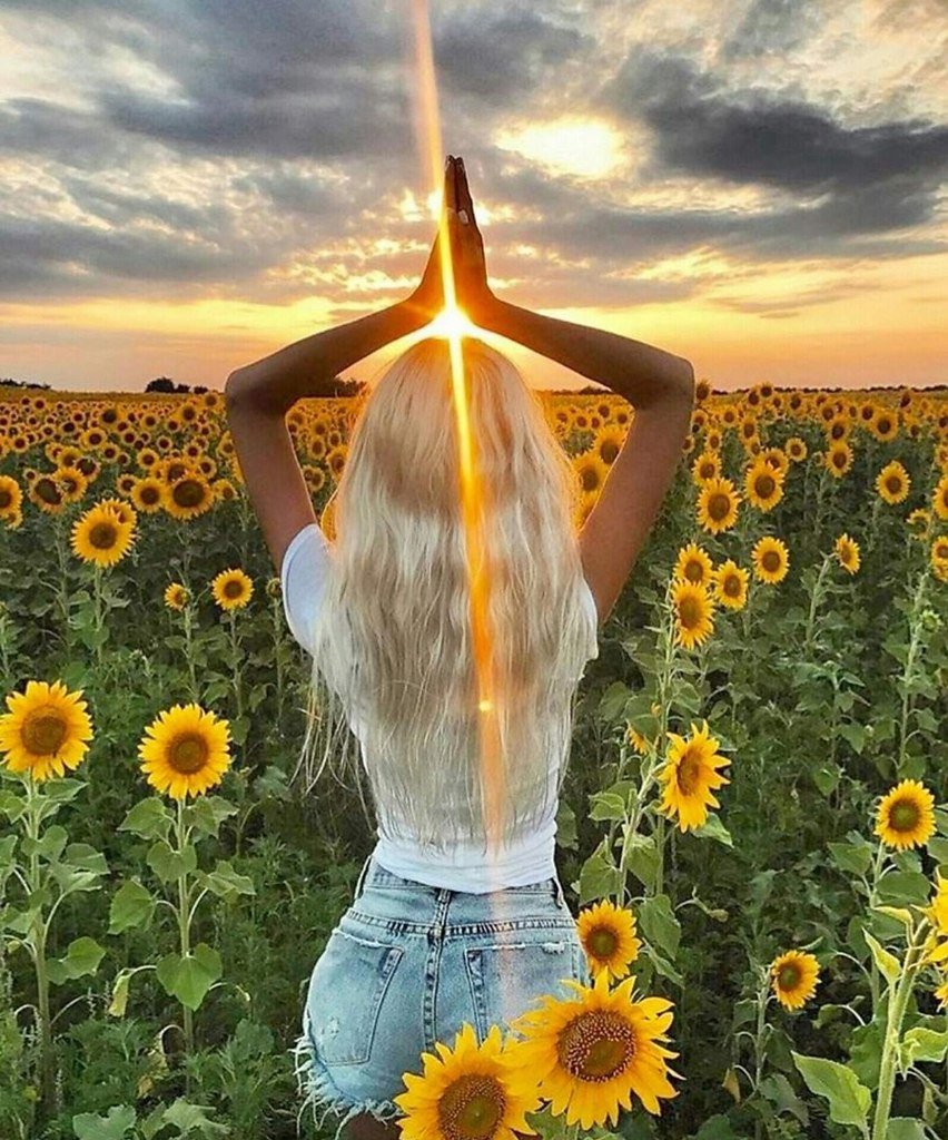 Девушка солнце