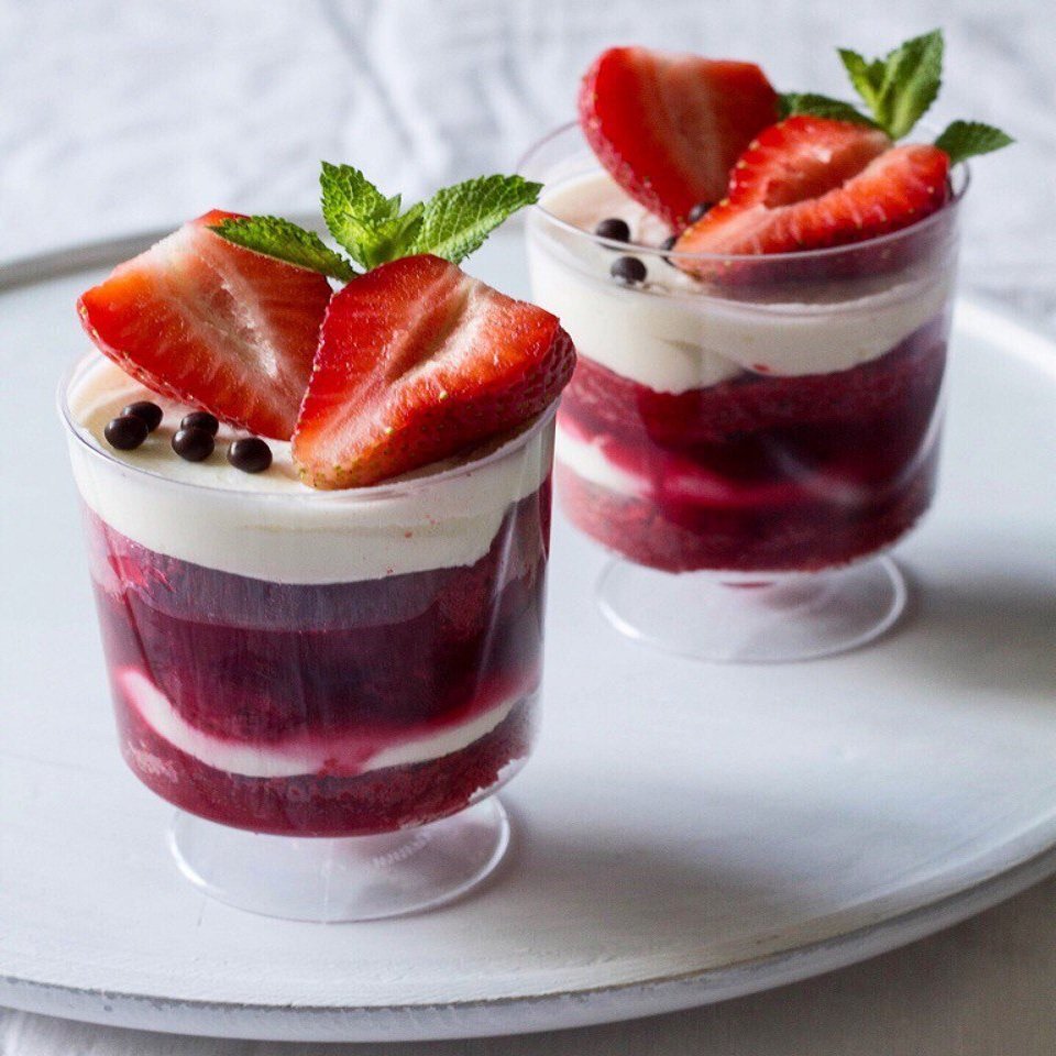 Десерты желе молочное какао