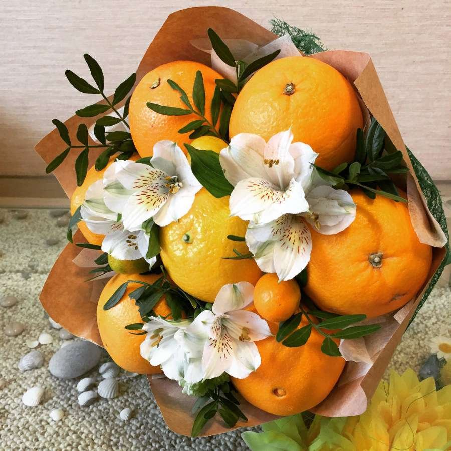 Букет из цитрусовых