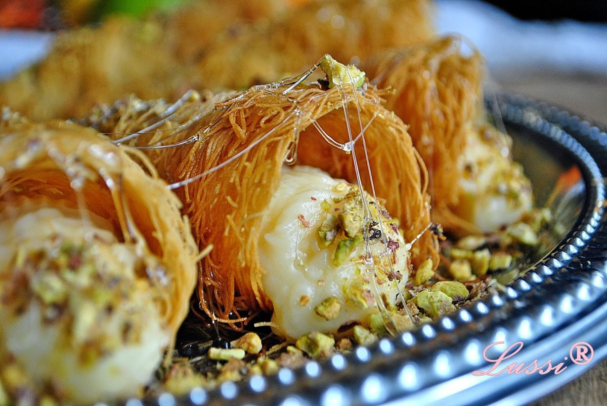 Кадаиф с фисташками
