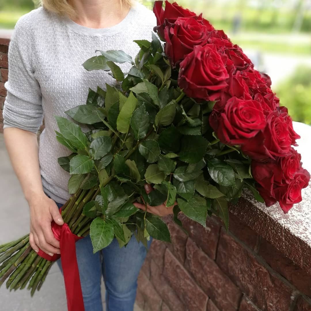 Роза эксплорер букет