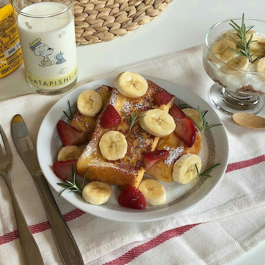 Эстетичный завтрак