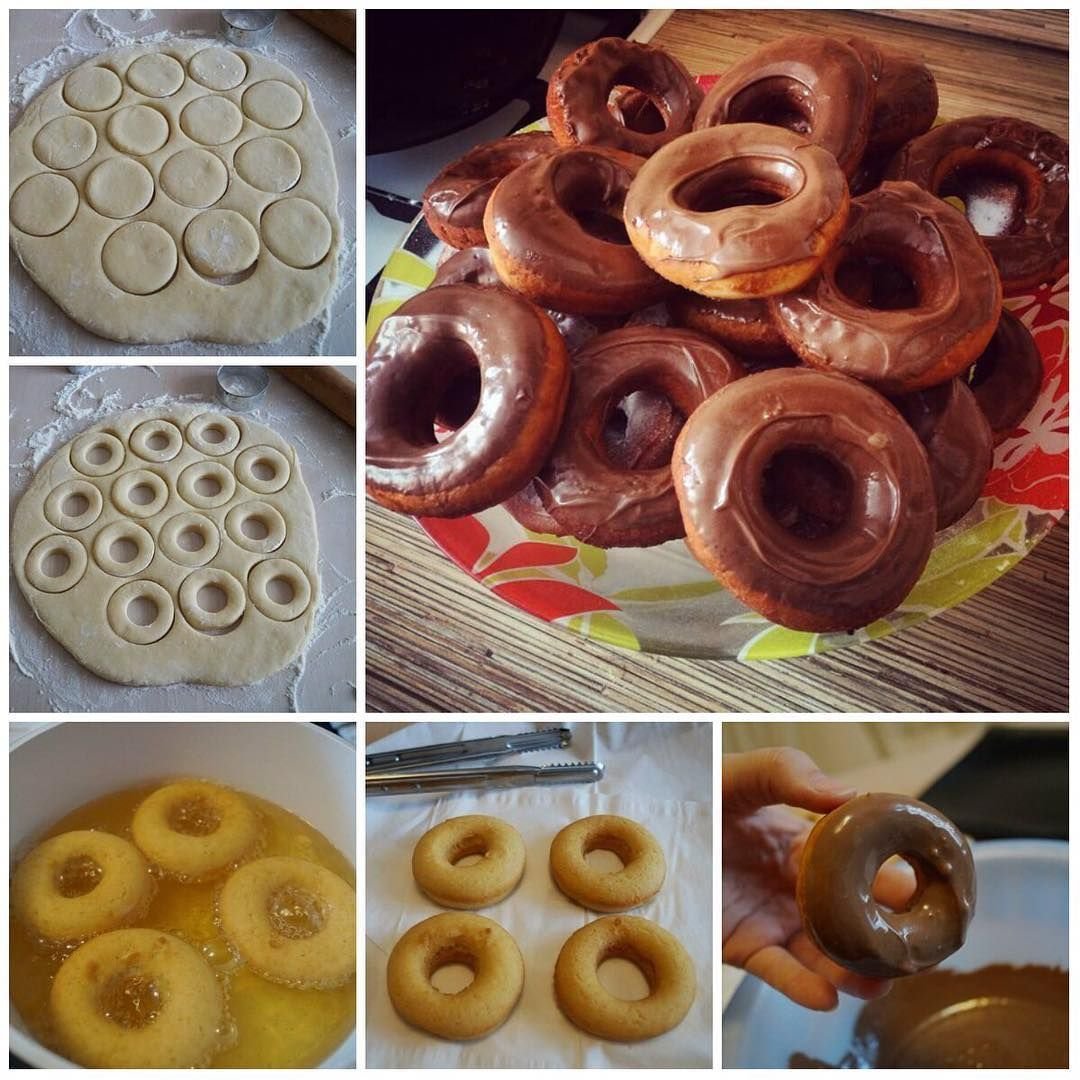Пончики из теста